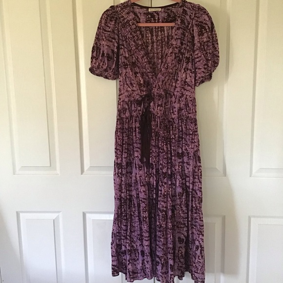 Ulla Johnson Purple Midi Dress - Picture 4 of 9